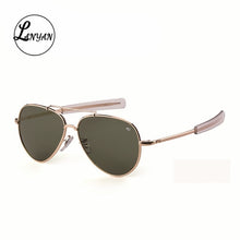 Load image into Gallery viewer, Aviation oval Sunglasses Men women 2023 brand American Army Military Optical AO driving glasses polit Oculos de sol masculino