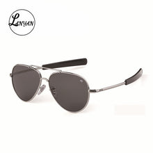 Load image into Gallery viewer, Aviation oval Sunglasses Men women 2023 brand American Army Military Optical AO driving glasses polit Oculos de sol masculino