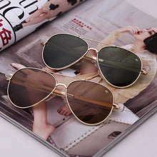 Load image into Gallery viewer, Aviation sunglasses women men 2023 oval American Army Military Optical AO sun glasses pilot driving glasses oculos masculino