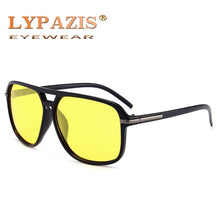 Load image into Gallery viewer, Aviator Retro  Night Vision Glasses Polarized Mens Sunglasses Brand Designer Shades Blue Festival Lunette Soleil Yellow