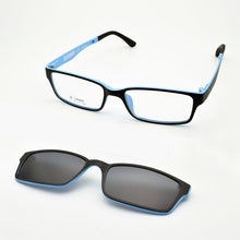Load image into Gallery viewer, B-Ultem Ultra-lighBt Tungsten Titanium eyeglass Frame 3D Magnet Clips on Sunglasses Myopia Functional Glasses Polarized JKK 79