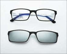 Load image into Gallery viewer, B-Ultem Ultra-lighBt Tungsten Titanium eyeglass Frame 3D Magnet Clips on Sunglasses Myopia Functional Glasses Polarized JKK 79