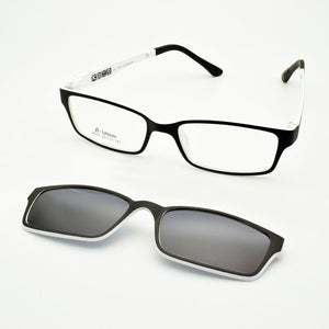 B-Ultem Ultra-lighBt Tungsten Titanium eyeglass Frame 3D Magnet Clips on Sunglasses Myopia Functional Glasses Polarized JKK 79