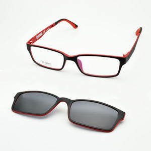 B-Ultem Ultra-lighBt Tungsten Titanium eyeglass Frame 3D Magnet Clips on Sunglasses Myopia Functional Glasses Polarized JKK 79