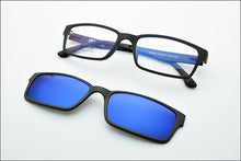 Load image into Gallery viewer, B-Ultem Ultra-lighBt Tungsten Titanium eyeglass Frame 3D Magnet Clips on Sunglasses Myopia Functional Glasses Polarized JKK 79