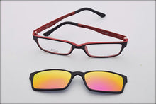 Load image into Gallery viewer, B-Ultem Ultra-lighBt Tungsten Titanium eyeglass Frame 3D Magnet Clips on Sunglasses Myopia Functional Glasses Polarized JKK 79