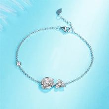 Carica l'immagine nel visualizzatore di Gallery, BAIHE Solid 14K White Gold 0.35ct Certified H/SI Genuine Natural Diamonds Anniversary Women Classic Fine Jewelry unique Bracelet