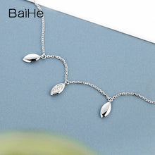 Carica l'immagine nel visualizzatore di Gallery, BAIHE Solid 14K Yellow Gold 0.06ct Certified H/SI 100% Genuine Natural Diamonds Engagement Women Trendy Fine Jewelry Bracelet
