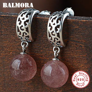 925 Sterling Silver Crystal Ear Line Tassel Dangle Earrings for Women Bijoux Vintage Fashion Jewelry Brincos TRS31116