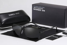 Load image into Gallery viewer, BANNED 1976  Brand Designer Rectangle Rectangle Sunglass Mens Driving Sun GlassesClassic design Fashion Polarized Sunglasses