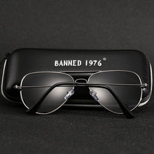 Load image into Gallery viewer, BANNED 1976 Classic HD Polarized Metal frame Aviation Sunglasses Designer Women Men Feminin Brand Name Oculos Vintage Glasses