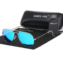 Load image into Gallery viewer, BANNED 1976 Classic HD Polarized Metal frame Aviation Sunglasses Designer Women Men Feminin Brand Name Oculos Vintage Glasses