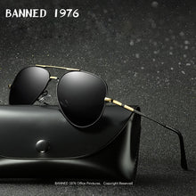 Load image into Gallery viewer, BANNED 1976 Men Polarized Brand Sunglasses Designer 2023  Driving Sun Glasses Eyewear Accessories For Men oculos de sol