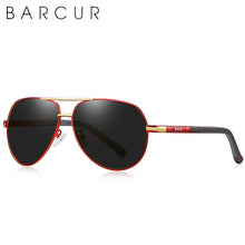 Load image into Gallery viewer, BARCUR Aluminum Vintage Men's Sunglasses Men Polarized Coating Classic Sun Glasses Women Shade Male Driving Accessories Eyewear