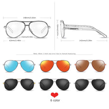 Load image into Gallery viewer, BARCUR Aluminum Vintage Men's Sunglasses Men Polarized Coating Classic Sun Glasses Women Shade Male Driving Accessories Eyewear