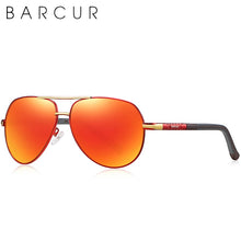 Load image into Gallery viewer, BARCUR Aluminum Vintage Men's Sunglasses Men Polarized Coating Classic Sun Glasses Women Shade Male Driving Accessories Eyewear