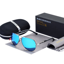 Load image into Gallery viewer, BARCUR Aluminum Vintage Men's Sunglasses Men Polarized Coating Classic Sun Glasses Women Shade Male Driving Accessories Eyewear