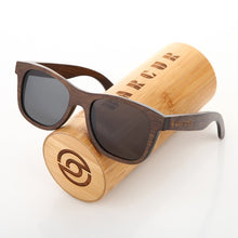 Carica l&#39;immagine nel visualizzatore di Gallery, BARCUR Occhiali da sole in bambù Occhiali da sole da uomo in legno Designer di marca Occhiali da sole polarizzati in legno originali Oculos De Sol Masculino 