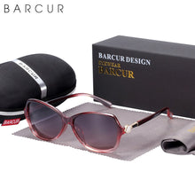 Load image into Gallery viewer, BARCUR Brand Design Oversize Sunglasses Women Polarized Sunglasses Ladies Shades Glasses UV400 Protection