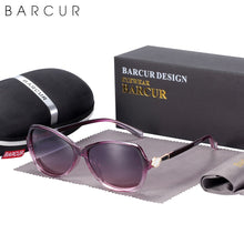 Load image into Gallery viewer, BARCUR Brand Design Oversize Sunglasses Women Polarized Sunglasses Ladies Shades Glasses UV400 Protection