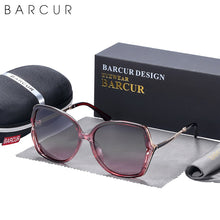 Load image into Gallery viewer, BARCUR Brand Design Women Sunglasses Polarized Gradient Lens Ladies Sun Glasses UV400 Protection