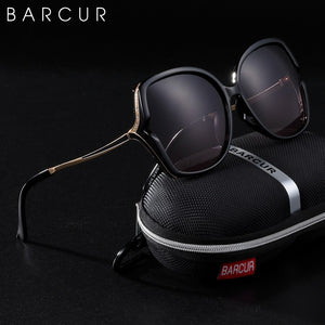 BARCUR Brand Design Women Sunglasses Polarized Gradient Lens Ladies Sun Glasses UV400 Protection