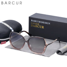 Load image into Gallery viewer, BARCUR Brand Design Women Sunglasses Polarized Gradient Lens Ladies Sun Glasses UV400 Protection