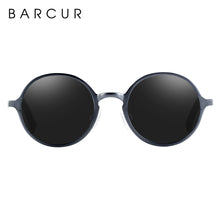 Load image into Gallery viewer, BARCUR Brand Light Weight Round Sunglasses  Brand Men Glasses Retro Vintage Women Sun glasses