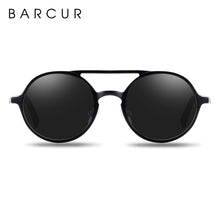 Load image into Gallery viewer, BARCUR Brand Light Weight Round Sunglasses  Brand Men Glasses Retro Vintage Women Sun glasses