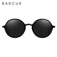 Load image into Gallery viewer, BARCUR Brand Light Weight Round Sunglasses  Brand Men Glasses Retro Vintage Women Sun glasses