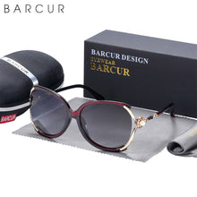 Load image into Gallery viewer, BARCUR Butterfly Design Women Sunglasses Polarized Lens Ladies Sun Glasses UV400 Protection