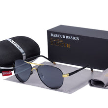 Load image into Gallery viewer, BARCUR Classic Pilot Men Sunglasses Polarized Women Sun Glasses Eyewear Gafas De Sol Shades