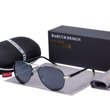 Load image into Gallery viewer, BARCUR Classic Pilot Men Sunglasses Polarized Women Sun Glasses Eyewear Gafas De Sol Shades