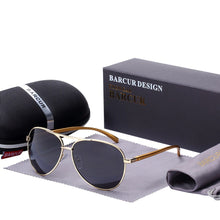 Load image into Gallery viewer, BARCUR Eyewear Accessories Men Sunglasses Male Male Sun Glasses Polarized Sunglasses for Men Glasses