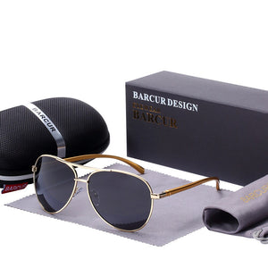 BARCUR Eyewear Accessories Men Sunglasses Male Male Sun Glasses Polarized Sunglasses for Men Glasses