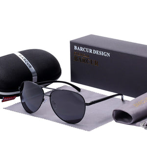 BARCUR Eyewear Accessories Men Sunglasses Male Male Sun Glasses Polarized Sunglasses for Men Glasses