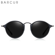 Load image into Gallery viewer, BARCUR  Retro Aluminum Magnesium Vintage Sunglasses For Men Polarized Round Sun Glasses Women Eyewear Oculos De Sol