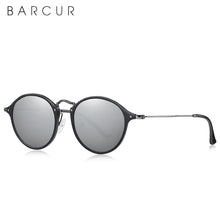 Load image into Gallery viewer, BARCUR  Retro Aluminum Magnesium Vintage Sunglasses For Men Polarized Round Sun Glasses Women Eyewear Oculos De Sol