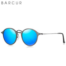 Load image into Gallery viewer, BARCUR  Retro Aluminum Magnesium Vintage Sunglasses For Men Polarized Round Sun Glasses Women Eyewear Oculos De Sol