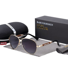 Load image into Gallery viewer, BARCUR Memery Pilot Sunglasses Polarized Men Sun glasses for Women Eyewear UV400 Mirror Oculos de sol