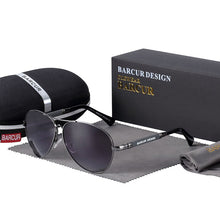 Load image into Gallery viewer, BARCUR Memery Pilot Sunglasses Polarized Men Sun glasses for Women Eyewear UV400 Mirror Oculos de sol