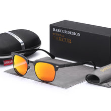 Load image into Gallery viewer, BARCUR Men&#39;s Sunglasses Aluminium Polarized Male Sun Glasses Eyeglasses Classic Punk Gafas Oculos De Dol Masculino