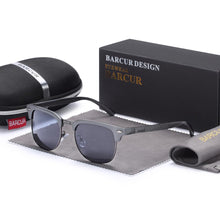 Load image into Gallery viewer, BARCUR Men&#39;s Sunglasses Aluminium Polarized Male Sun Glasses Eyeglasses Classic Punk Gafas Oculos De Dol Masculino
