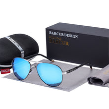 Load image into Gallery viewer, BARCUR Men's Sunglasses Driving UV400 Protection Male Sun Glasses Polarized Women Eyewear UV400 Gafas De Sol Shades