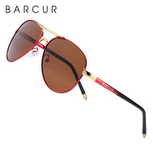 Load image into Gallery viewer, BARCUR Men's Sunglasses Driving UV400 Protection Male Sun Glasses Polarized Women Eyewear UV400 Gafas De Sol Shades
