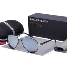 Load image into Gallery viewer, BARCUR Men's Sunglasses Driving UV400 Protection Male Sun Glasses Polarized Women Eyewear UV400 Gafas De Sol Shades