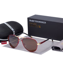 Load image into Gallery viewer, BARCUR Polarized Sunglasses Men Women Driving Sun Glasses Male Goggle UV400 Gafas De Sol