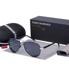 Load image into Gallery viewer, BARCUR Polarized Sunglasses Men Women Driving Sun Glasses Male Goggle UV400 Gafas De Sol