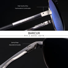 Load image into Gallery viewer, BARCUR Polarized Sunglasses Men Women Driving Sun Glasses Male Goggle UV400 Gafas De Sol