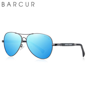 Occhiali da sole originali da uomo BARCUR polarizzati anti luce blu proteggono occhiali da sole da uomo da donna occhiali da pilota UV400